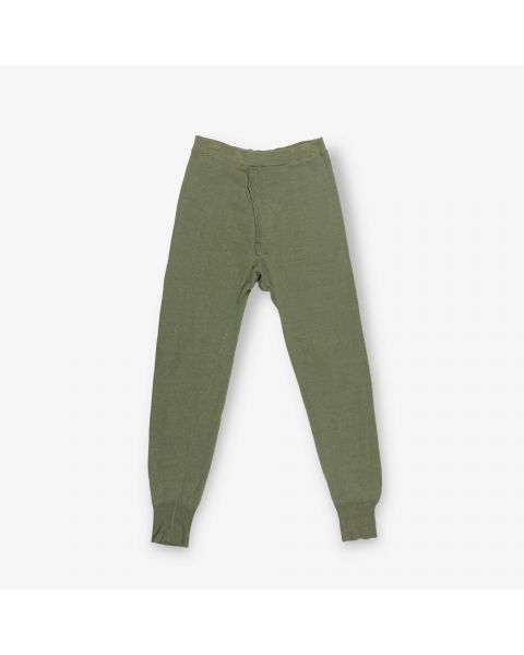 Vintage French Military Long Johns Olive Green Various Sizes