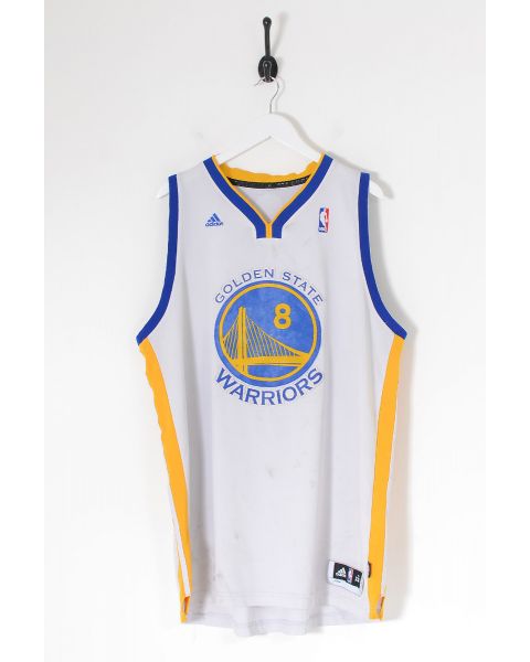 Vintage ADIDAS Golden State Warriors NBA Basketball Jersey Vest White 2XL